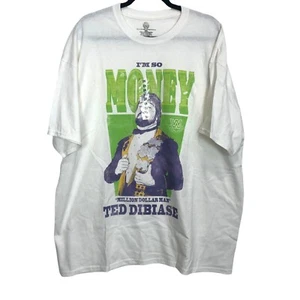 I'm So Money Million Dollar Man Ted Dibiase WWE Wrestling Graphic T Shirt NEW 2X - Picture 1 of 8