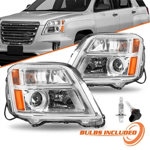 For 2010-2015 GMC Terrain Halogen 2Pcs [Factory Style] Headlights w/ Bulbs 10-15 - Picture 1 of 6