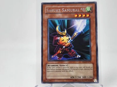 YuGiOh Sasuke Samurai #4 DR3-EN076 Unlimited Rare NM - Image 1 of 2