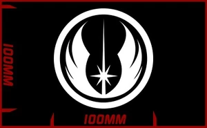 Star wars Jedi Order logo decal vinyl sticker choose your colour - Picture 1 of 4