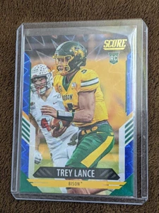 TREY LANCE 2021 Panini Score BLUE EXPLOSION FOIL SSP RC 10/20! #303! INVEST NOW! - Picture 1 of 1