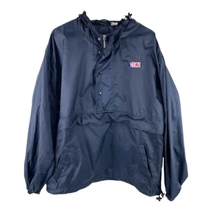 Vintage Official WB 36 Television Station Employee Windbreaker Poncho Men L - Bild 1 von 10
