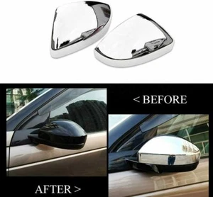 Side Rear View Mirror Cover Trims Fits for Jaguar F-Pace F Pace X761 2016-2021 - Bild 1 von 6