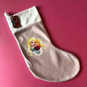 Medias de Disney Navidad Congelada Elsa Anna Princesa Hermanas Tela Lila Púrpura - Imagen 1 de 4