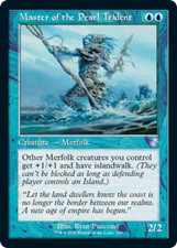 Master of the Pearl Trident Time Spiral Remastered NM Blue Special CARD ABUGames