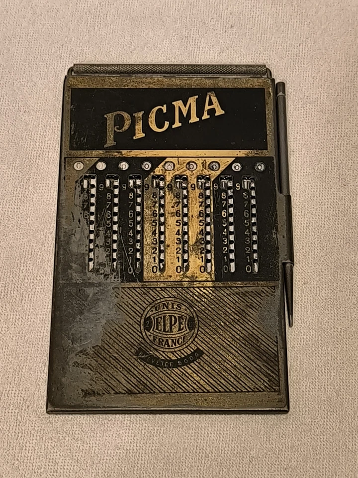 Calculateur Picma Ancienne Calculatrice Vintage Rétro Collection  - Photo 1/4
