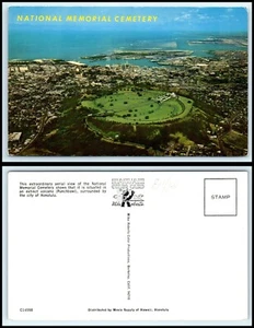HAWAII Postcard - Aerial View, National Memorial Cemetery M36 - Picture 1 of 1