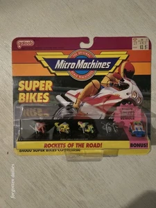 VINTAGE NIB Micro Machines Super Bikes Collection Galoob Bonus Vehicle   - Picture 1 of 6