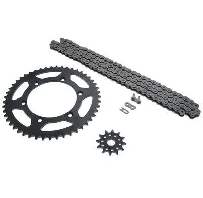 1996, 2000-2003 serve para Suzuki RM125 corrente anel não O e roda dentada preta 12/49 114L - Imagem 1 de 4