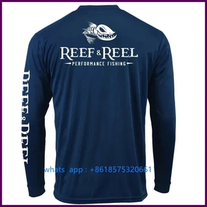 Reef&reel Camicia Uomo Pesca Manica Lunga Attività Outdoor Escursioni Pesca Sole - Foto 1 di 31