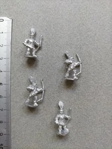 4 x EMPIRE ARCHER METAL MINIATURE 15MM/ DEMONWORLD P268 - Imagen 1 de 1