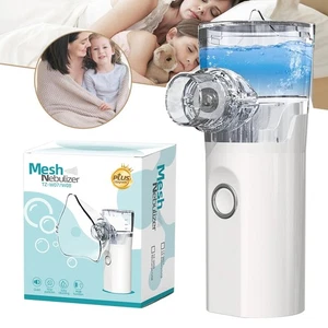 Medical Handheld Mesh Nebulizer Humidifier Silent Ultrasonic Inhaler Atomizer - Picture 1 of 12