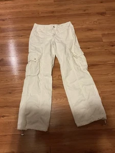 Angel Kiss Off White Cargo Pants Juniors Size 9 - Picture 1 of 2