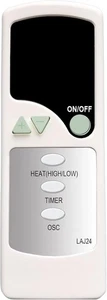 Remote Control LAJ24 for Lasko Space Heater 2033617A 5790 5592 CT22410 CT22420 - Picture 1 of 10