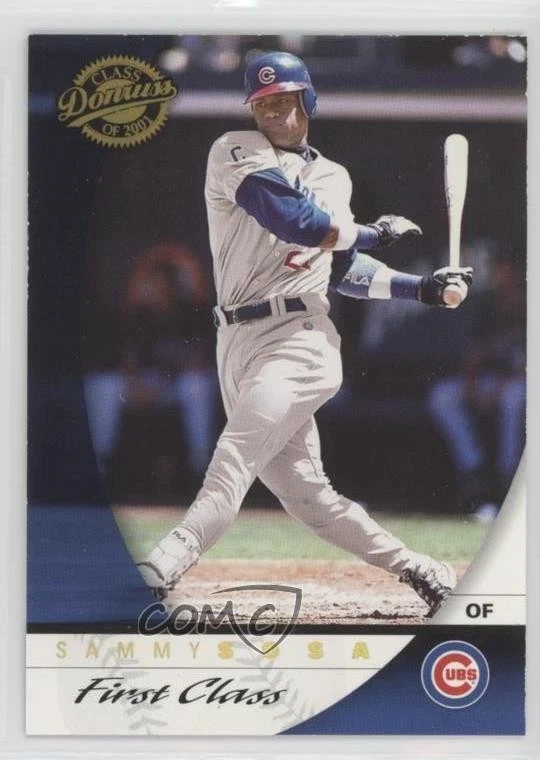 2001 Donruss Class Of 2001 First Class /100 Sammy Sosa #66 - Image 1 of 2