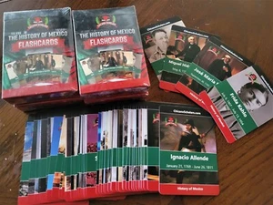 BRAND NEW Mexican History Flashcards | Cultural Education for Kids | Sealed - Picture 1 of 4
