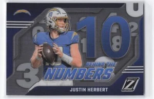 2023-24 Zenith Justin Herbert #18 Behind the Numbers - Picture 1 of 2