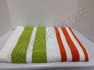 Mark Graham Pottery Barn Beachport Strand Pool Badetuch Streifen orange grün XL - Bild 1 von 5