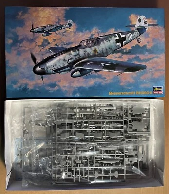 HASEGAWA 09147 - MESSERSCHMITT BF109 G-6 • LUFTWAFFE FIGHTER - 1/48 PLASTIC KIT - Immagine 1 di 2