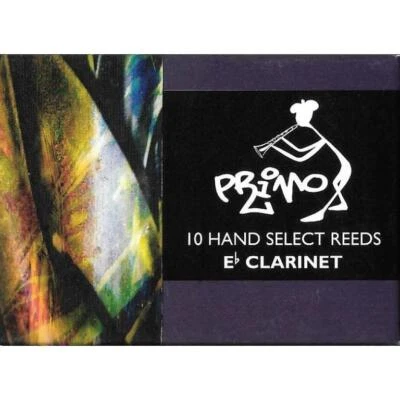Primo Eb Soprano Clarinet Reeds Strength 3.0, Box of 10