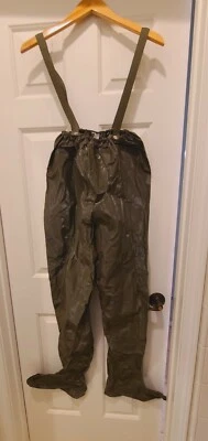 WENZEL Stocking Foot Waders 707639 Universal Size LARGE GREEN See Description  - Image 1 of 4