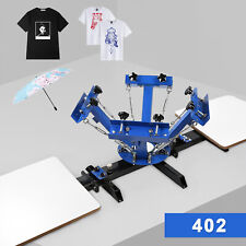 4 Farbe 2 Station Siebdruckmaschine Textildruck Maschine Siebdruckplatte Drücken