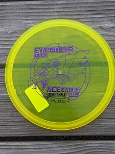 Innova Champion Shark3 2014 Evansville Lonteen Artwork Disc Golf Disc Yellow 176 - Picture 1 of 4