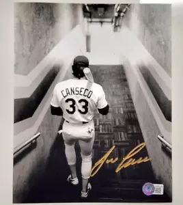 Jose Canseco signed Oakland A's 8x10 Photo autograph ~ BAS Beckett Witness - Picture 1 of 2