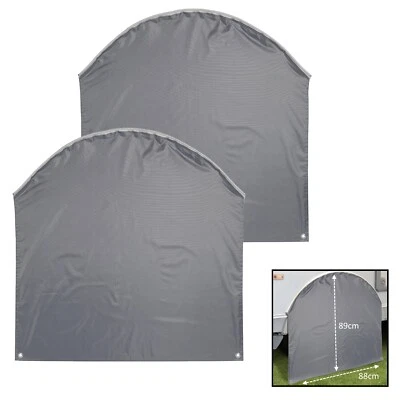 Radabdeckung Radschutzhülle Reifenabdeckung 2er Set Wohnwagen Caravan Camping - Bild 1 von 4