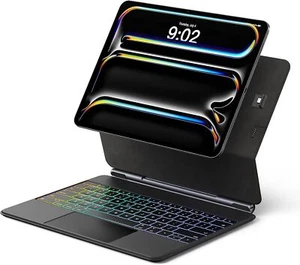 Magic Keyboard Case w/Touchpad for iPad Pro 11" M2 2024 Floating Magnetic Design - Picture 1 of 14