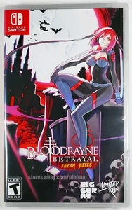 Bloodrayne Betrayal: Fresh Bites Brandneu Nintendo Switch Spiel Limited Run #120 - Bild 1 von 3