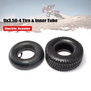 9x3.50-4 Tire & Inner Tube 9x3.5-4 For Garden Lawn Mower Turf Tire Scooter Bike - Picture 1 of 8