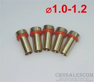 5 PCS  MIG MAG Welding Torch European 1.0-1.2 Wire Feeding Pipe Joint Connectors - Picture 1 of 5