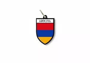 Schlüsselanhänger Schlüsselanhänger Ringflagge National Souvenir Schild Armenien - Bild 1 von 1