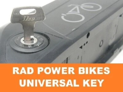 🔑RAD Power eBikes Universal Battery Key Rover, Mini & more !🔑
