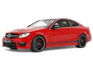 2014 MERCEDES-BENZ C63 AMG RED 1/18 MODEL CAR BY GT SPIRIT GT920 - Picture 1 of 6