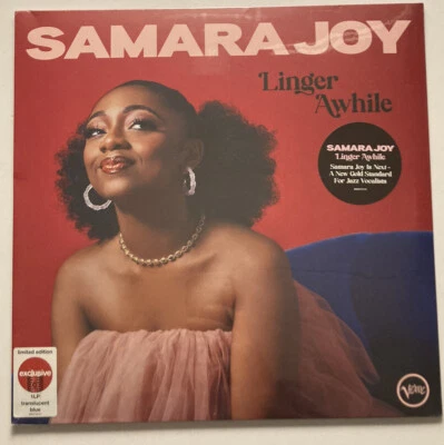 NEW Samara Joy “Linger Awhile” LP Target Exclusive Vinyl Translucent Blue SEALED - Image 1 of 4