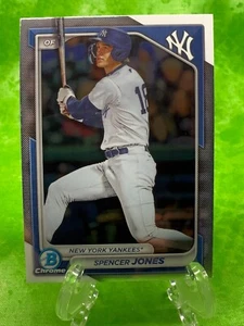 Spencer Jones RC - 2024 Bowman Chrome Prospects #BCP-32 New York Yankees - Picture 1 of 11