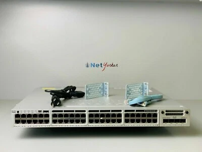 Cisco WS-C3850-48PW-SZ 48 Port Gigabit PoE Switch - Same Day Shipping - Image 1 of 2