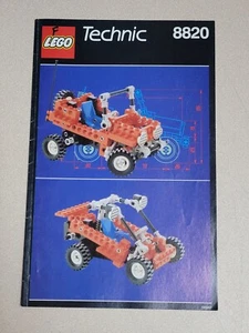 LEGO Technic 8820 Instructions Manual Idea Book (1988) * ORIGINAL! * - Picture 1 of 2
