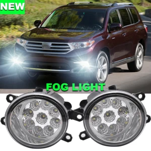 New Pair Of Fog Lights Lamps Front Bumper RH LH For 2008-2010 Toyota Highlander - Picture 1 of 14