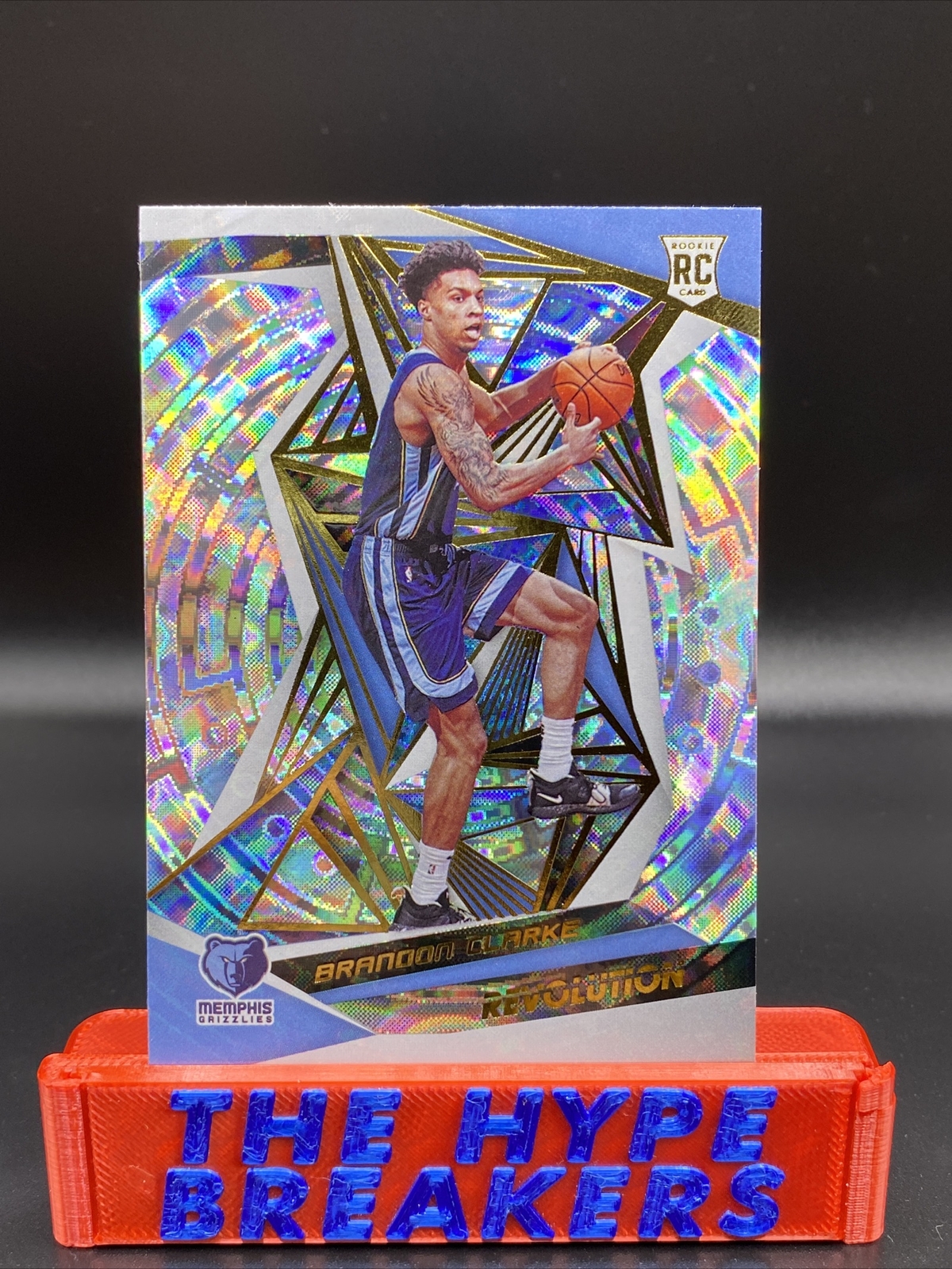 BRANDON CLARKE 2019-20 Panini Revolution #120 RC Rookie FRACTAL SP GRIZZLIES