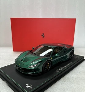 1/18 BBR Ferrari F8 Tributo Verde Green Metallic Limited 10 PC With Display Case - Picture 1 of 23