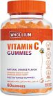 Whollium Vitamin C Gummies 250 mg, Immune Support, Antioxidant, Vegan, 60ct