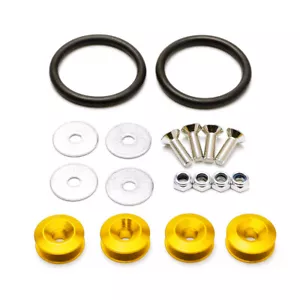 Gold Quick Release Fasteners For Front Bumpers Rear Bumpers Reinforcement Ring - Picture 1 of 6