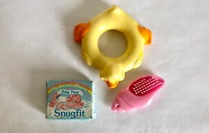 My Little Pony Accessories - for G1 Ponies. Shell Comb, Float and Snugfit Babies