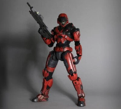 Square Enix Halo Reach Noble Six (Red) Play Arts Kai Action Figure SDCC - Image 1 of 4