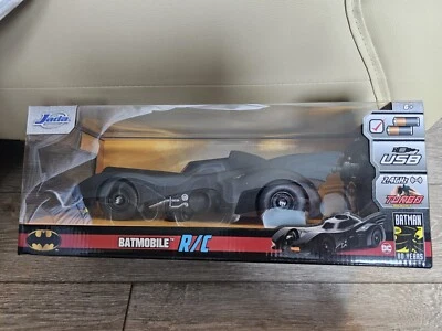 Jada Toys Hollywood Rides 1989 BATMOBILE - 2.4GHz RC Remote Control Turbo (NEW) - Image 1 of 4
