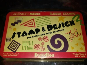 All night Media Doodles  Set 11 stamps - Picture 1 of 6