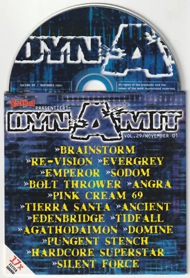 ✪ ROCK HARD DYNAMIT #29/2001 METAL-MAGAZIN BEILAGE CD-SAMPLER NEUW. TOP NM-VG+ - Bild 1 von 3
